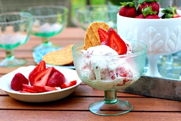 Fresh Strawberry Ice Cream- recipe