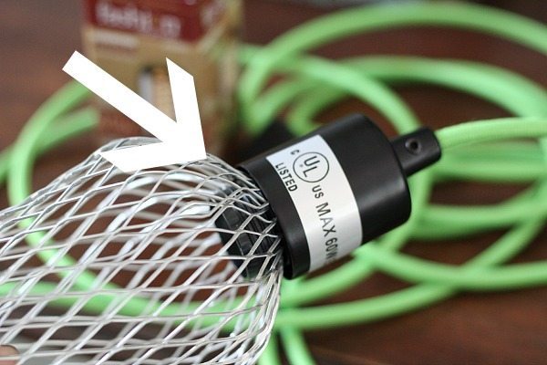 How to make a cage for a swag light