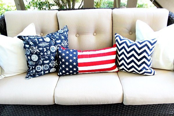 Pillows make changing decor easy!