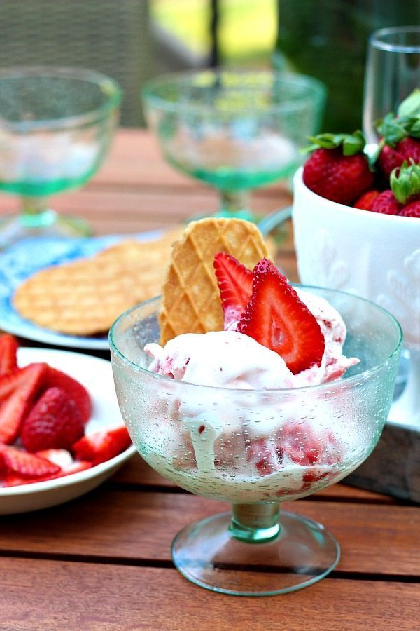 Yummy Strawberry Ice Cream
