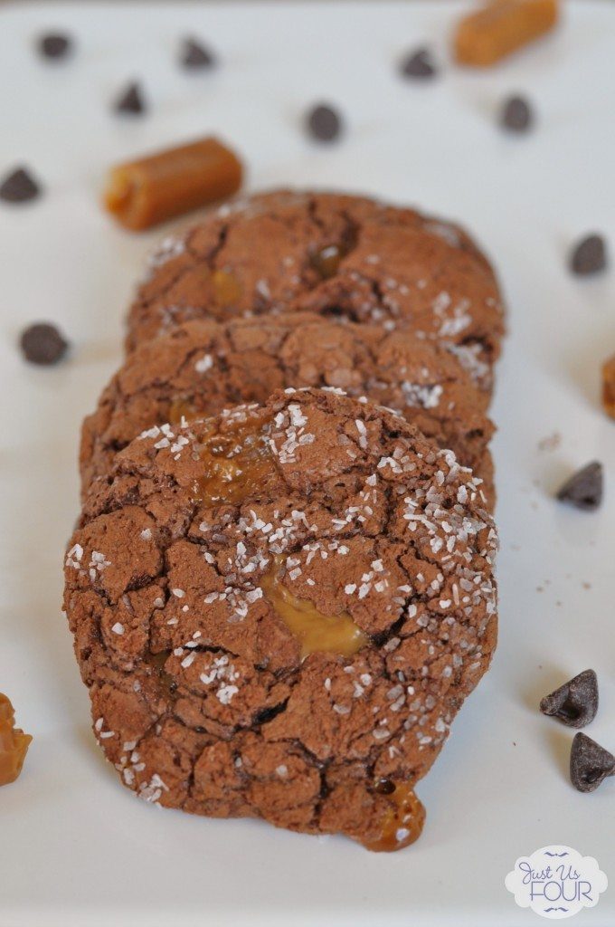 01 - Just Us Four - Chocolate Salted Caramel Cookies