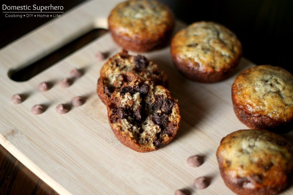 11 - Domestic Superhero - Chocolate Chip Banana Muffins