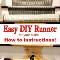 Easy instructions for adding a runner to your stairs