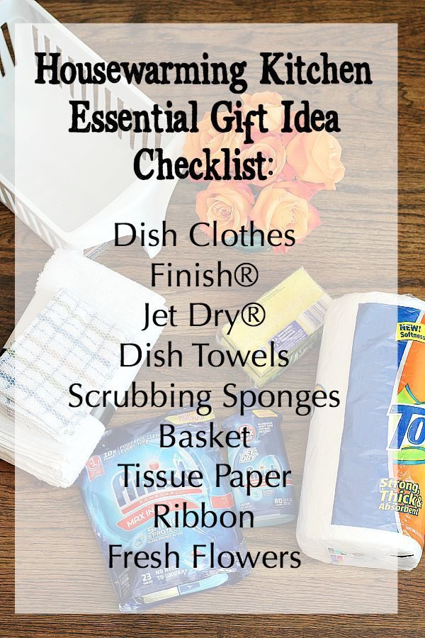 Housewarming gift idea checklist