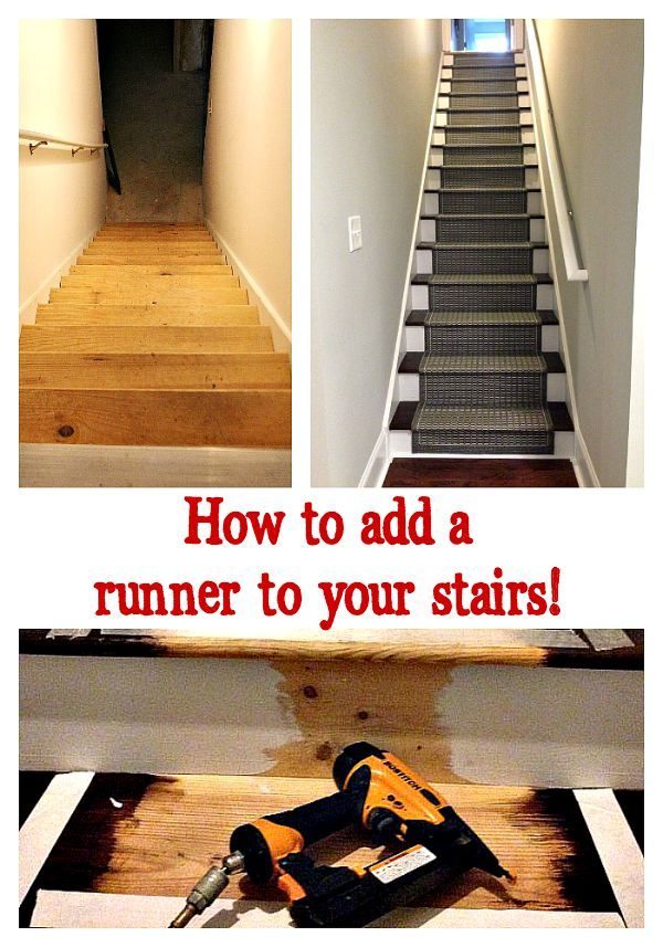 How to add a runner to your basement stairs