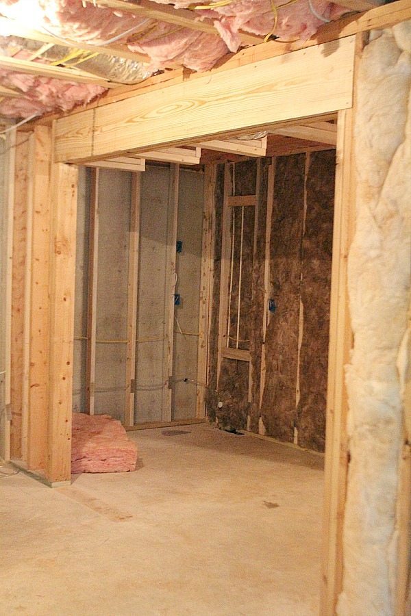 Kitchen area before