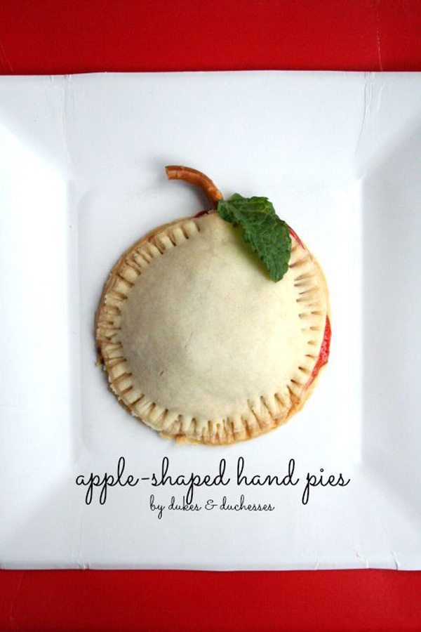 Apple Shaped Hand Pie
