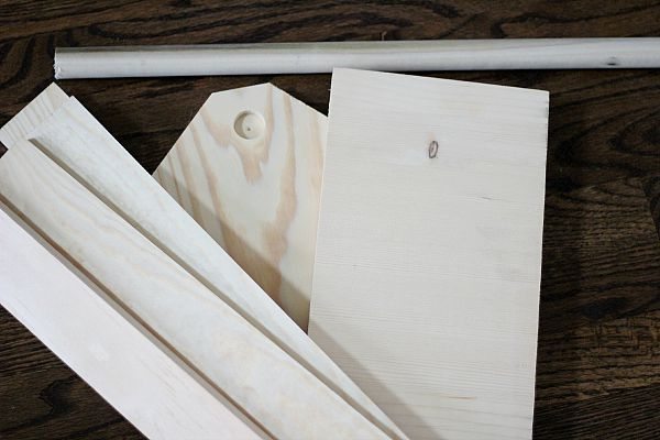 Cut list for wood tote