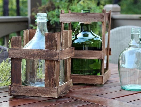 Make a Demijohn crate - instructions included RefreshRestyle.com