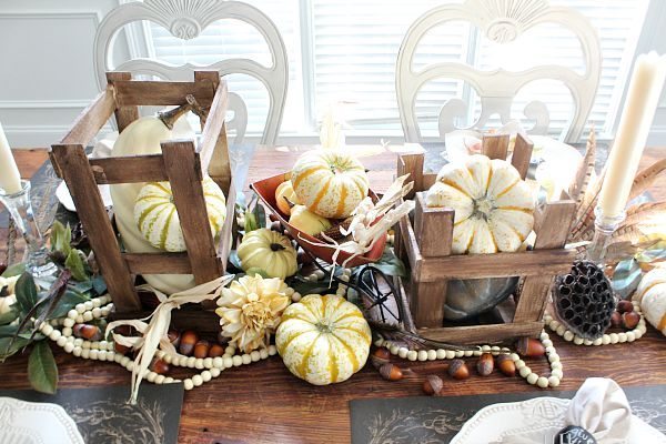 Fall harvest idea for our farm table refreshrestyle.com