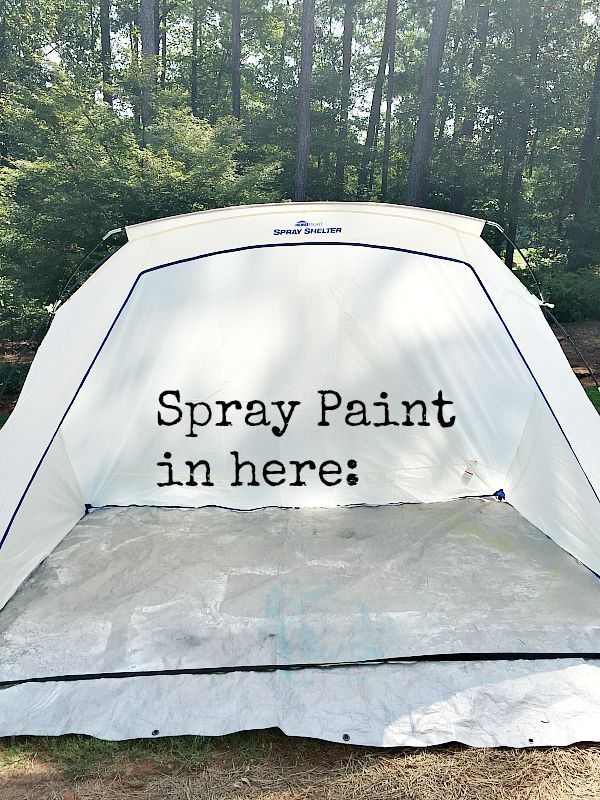 Prevent overspray by using the HomeRight Spray Shelter at refreshrestyle.com