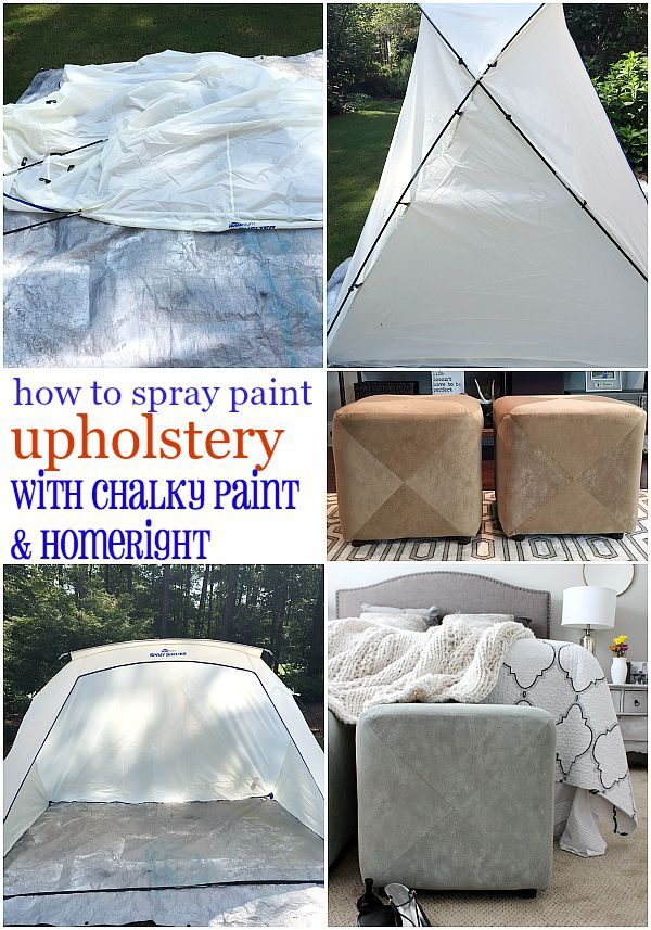 How to Spray Paint Furniture Outside: HomeRight Spray Shelter