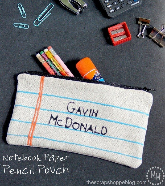 notebook-paper-pencil-pouch shared at refreshrestyle.com