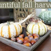Fall harvest farmhouse decor ideas at refreshrestyle.com