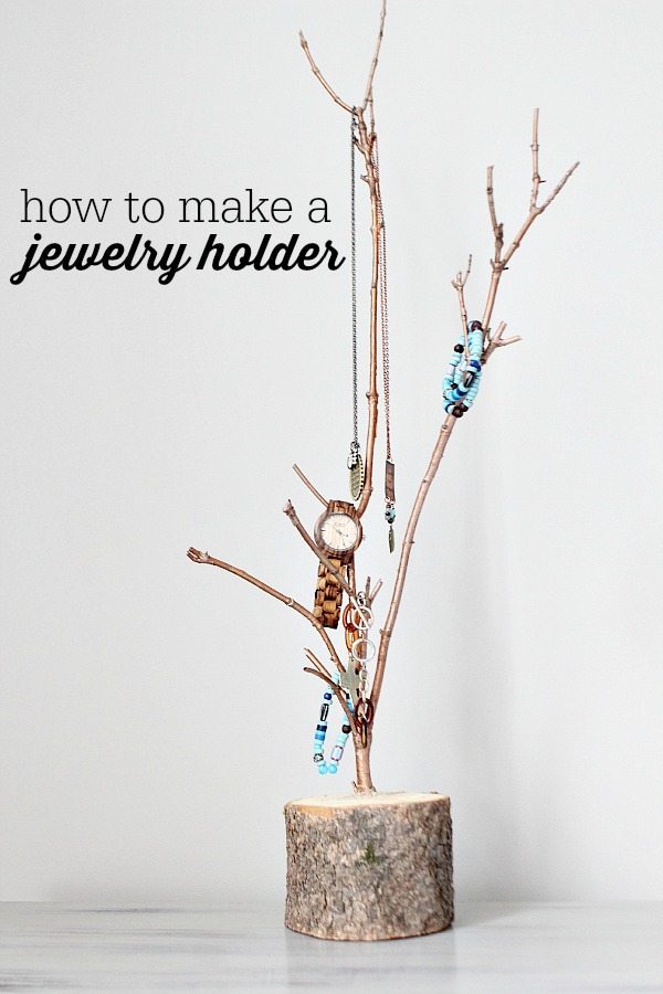 How to make a jewelry holder tree at refreshrestyle.com