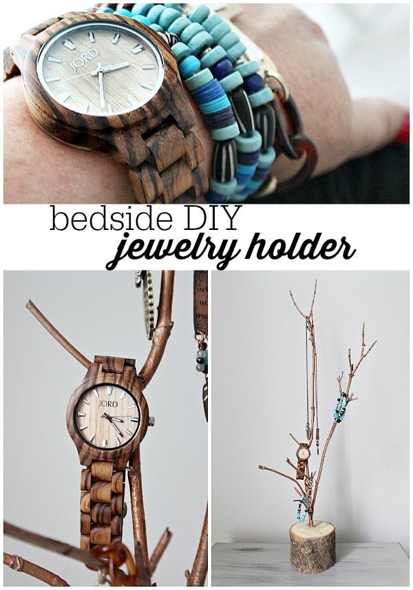 Bracelet holder (DIY); Necklace and ring holder (from BB & B