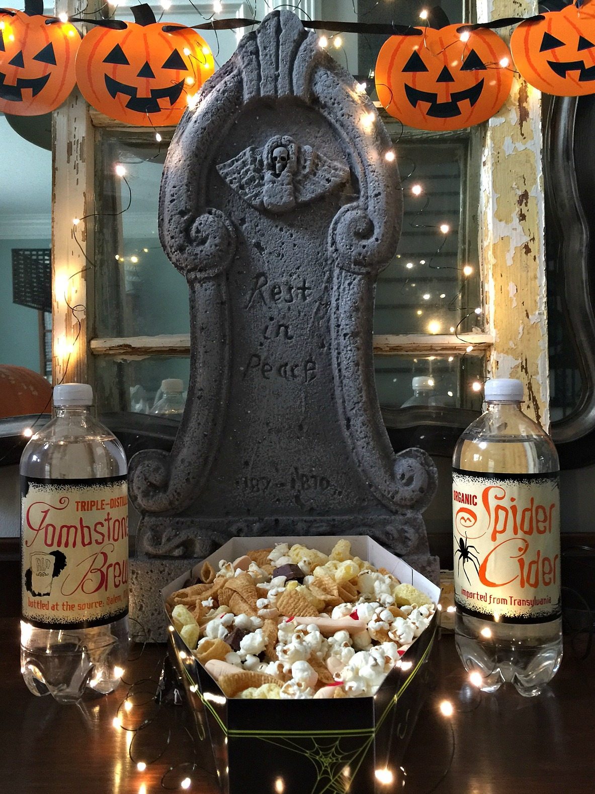 Tombstone Recipe mix for fun halloween treat at refreshrestyle.com