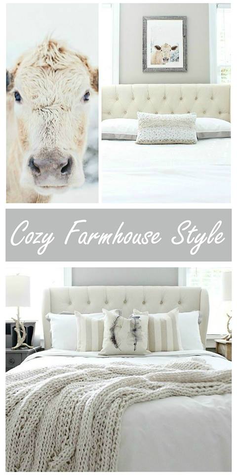 Beautiful cozy farmhouse style at refreshrestyle.com