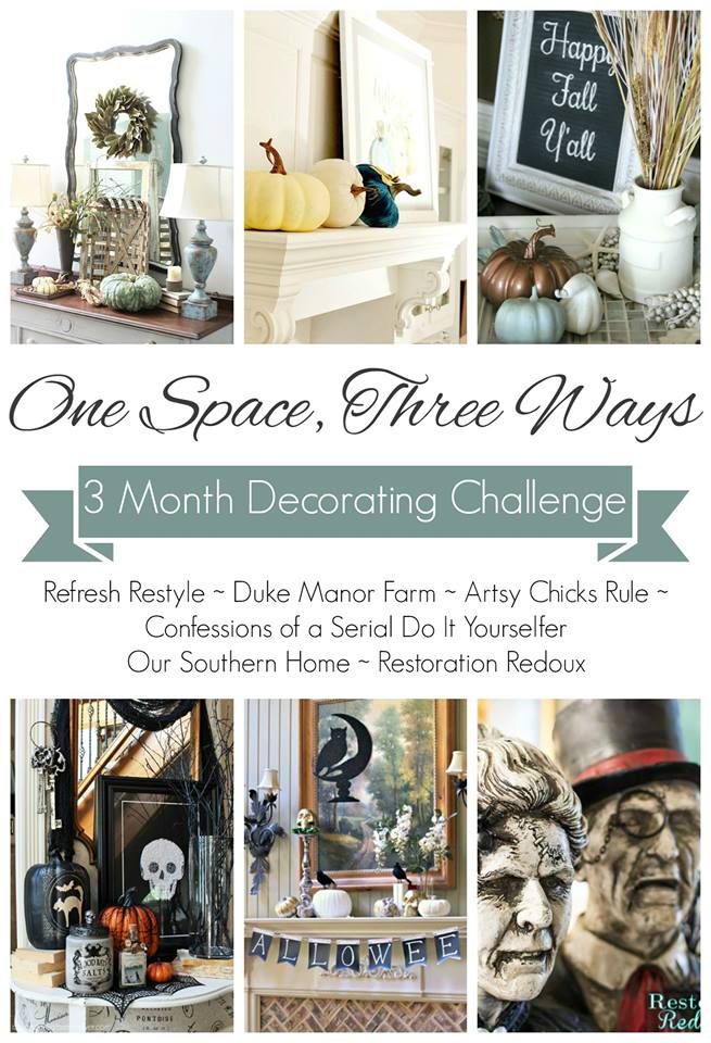 One Space 3 Ways - beautiful ideas for decorating