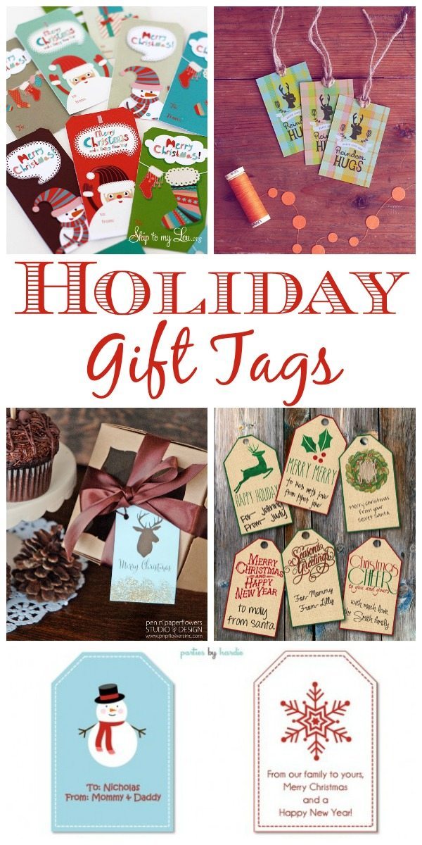 11 Printable Holiday Gift Tags - Refresh Restyle