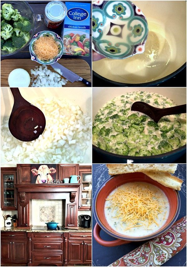 Broccoli Cheese soup recipe easy and filled with Cheese goodness