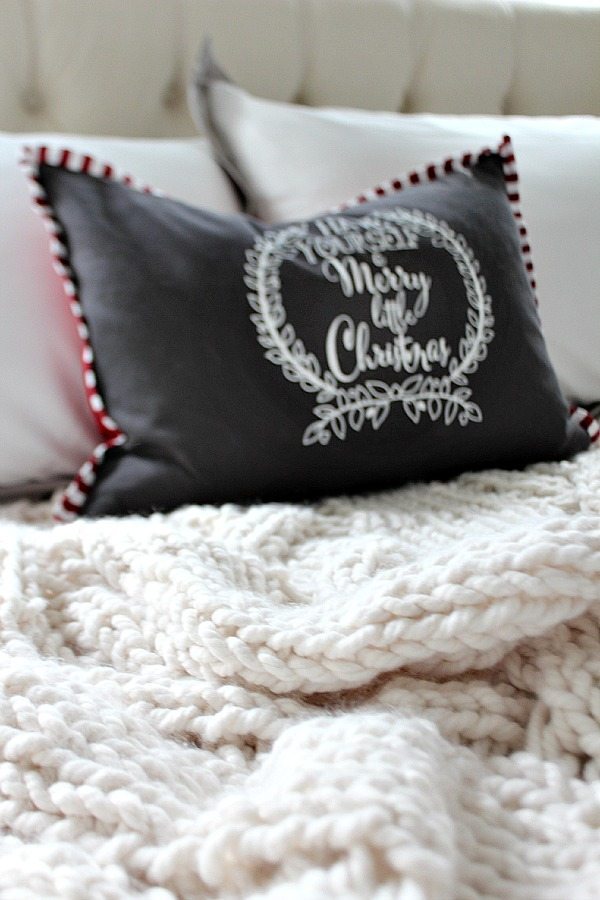 Cozy Throw in the guest room