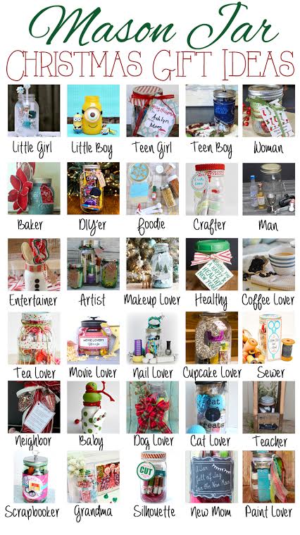 Mason Jar Gift Ideas Galore