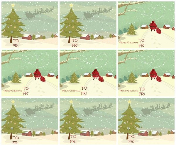 Merry Christmas gift tags for personal use, How to make Gift Tags with GraphicStock