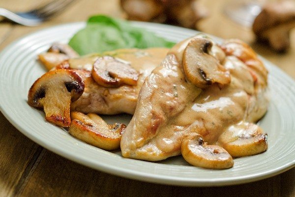 05 - KitchMe - Parmesan Chicken with Mushroom Sauce