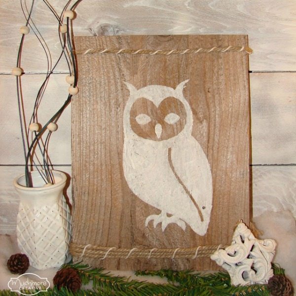 Inspiration Monday idea for a Winter-Owl