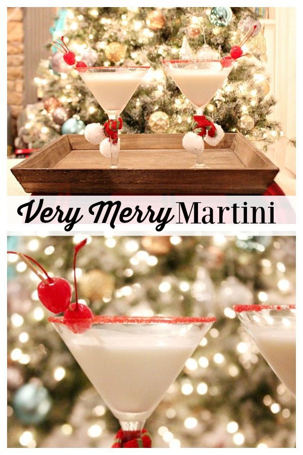 Very Merry Martini recipe for holly jolly cheer at Refresh Restyle