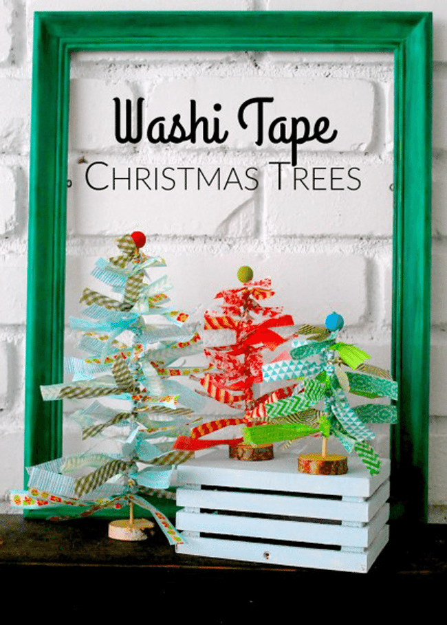 Washi Tape Trees