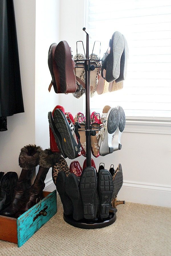 DIY Shoe Shelves for a Closet - Dukes and Duchesses