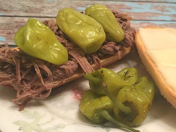 Beef Peperoncini Sliders easy slow cooker recipe