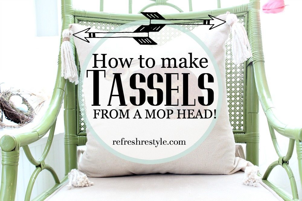 How to make tassels from a mop head