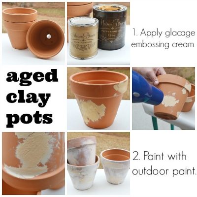 How to Age Clay Pots - Refresh Restyle