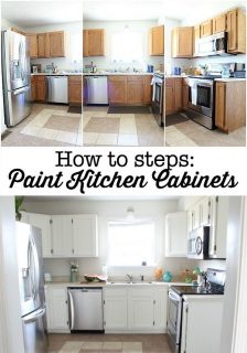 Dover White Kitchen Cabinets Lighten up your Kitchen| Refresh Restyle