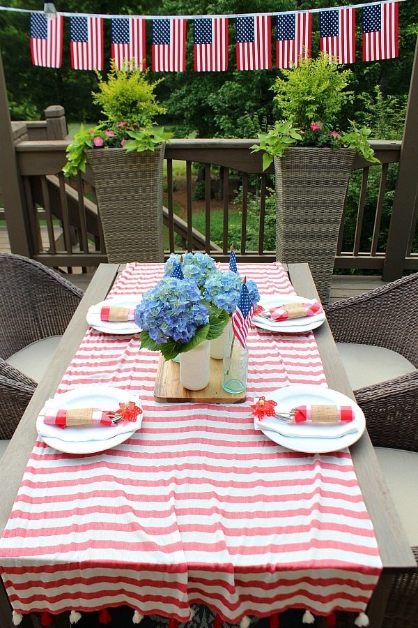 10 minute Patriotic red white and blue quick idea at Refresh Restyle