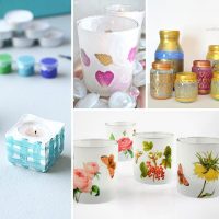 Beautiful ideas! 30 Chic and Colorful DIY Candle Votive Ideas