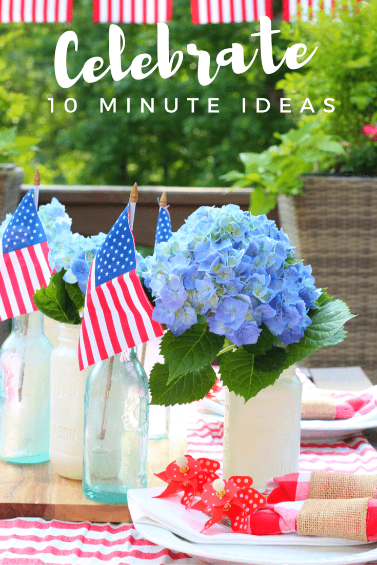 Celebrate 10 min ideas for patriotic decor at Refresh Restyle