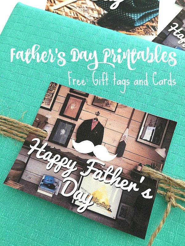 Free gift tags and cards for Father's Day at Refresh Restyle