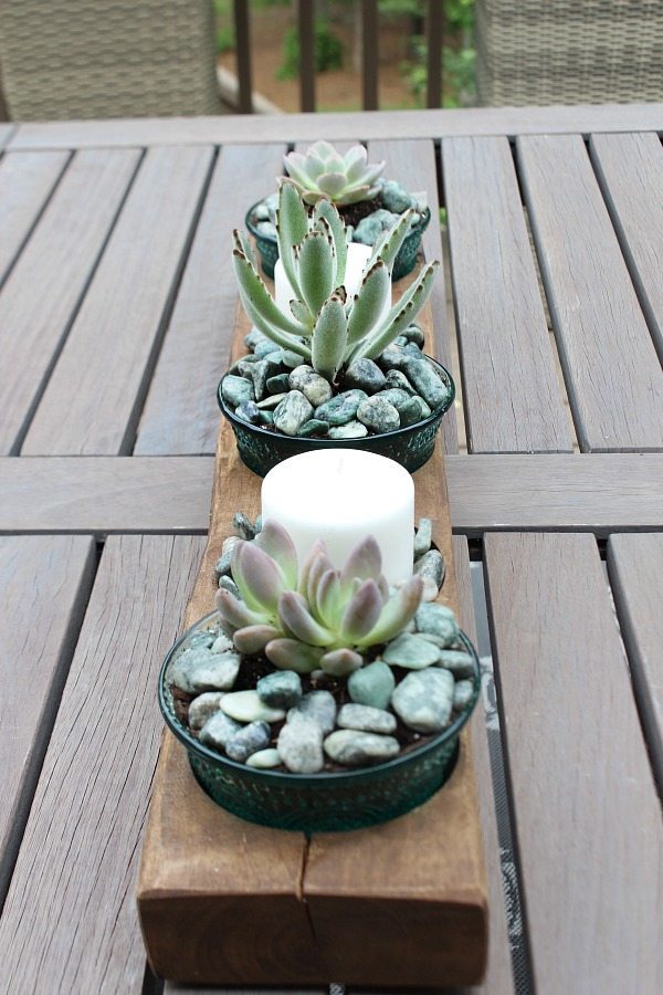 Trendy succulents idea - How to Succulents in Pioneer Woman's bowl in a vintage sugar mold from Refresh Restyle
