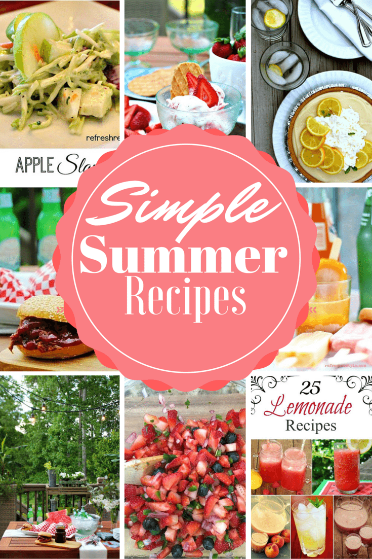 Simple Summer Recipes