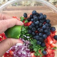 fresh strawberry blueberry salsa recipe