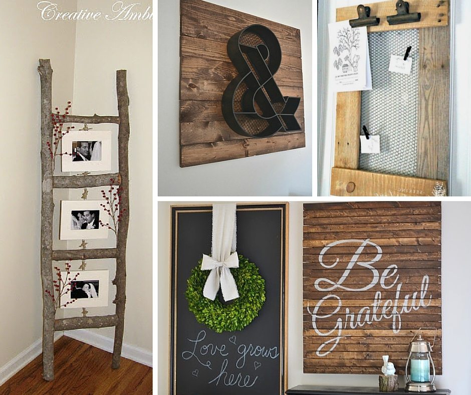 Diy rustic deals decor