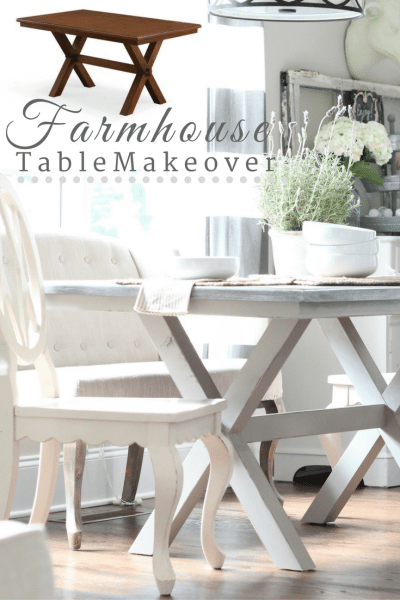 Painted Farmhouse Table X-Base - Refresh Restyle