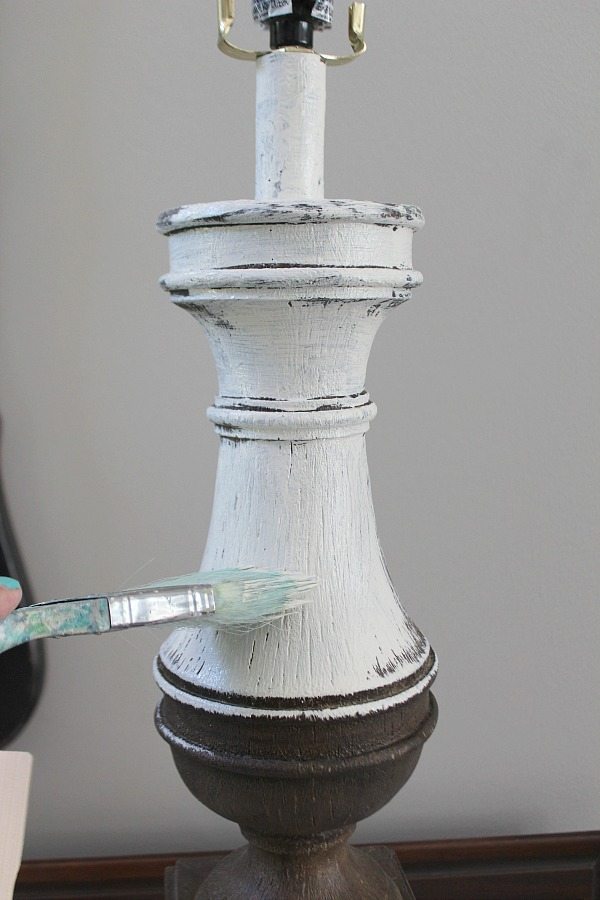 How to paint a lamp base with furniture paint