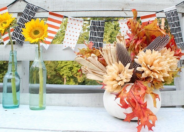 sunflowers-feathers-and-fall-leaves