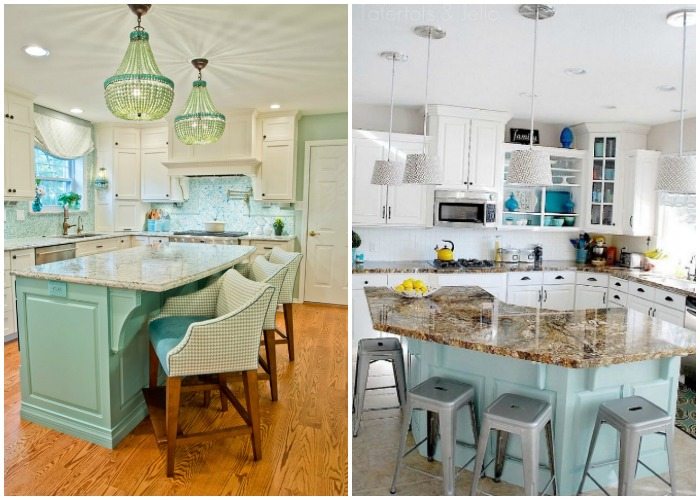 Turquoise Aqua Kitchen Ideas FI 