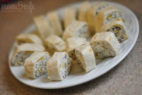 Cream Cheese Tortilla Roll Ups, 20 Easy Party Appetizers 